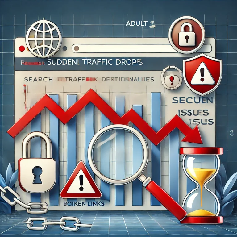 Top Reasons for Sudden Traffic Drops on Your Adult Website (And How to Fix Them)