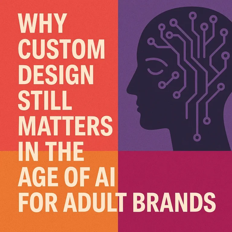 Discover why custom design is still vital for adult brands in the AI era. Stand out, build trust, and create unique digital experiences that convert.